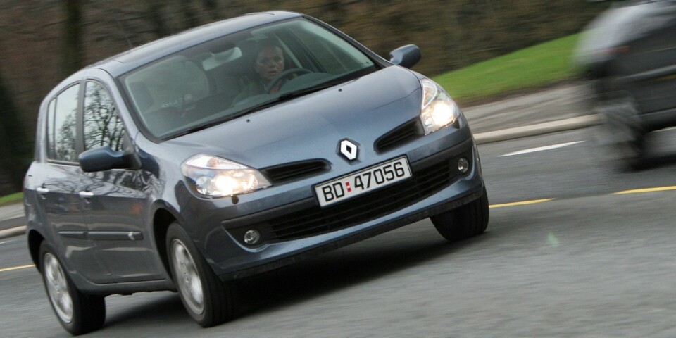 LITE UTVALG: Renault Clio. FOTO: Egil Nordlien, HM Foto