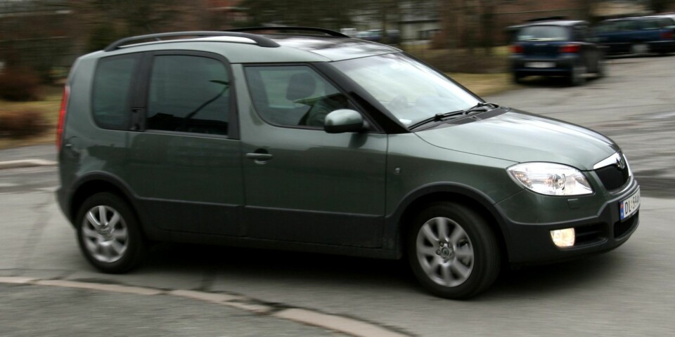 MIDDELS KOMFORT: Skoda Roomster. FOTO: HM Arkiv
