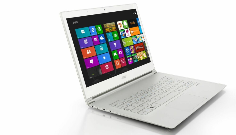 TYNN: Acer Aspire S7 er en ekstremt slank Windows 8 PC med berøringsskjerm.