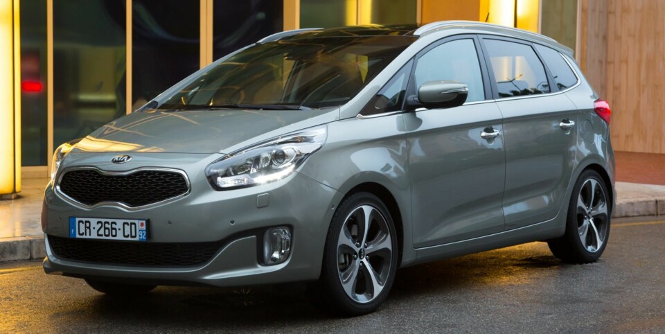 KIA: Nye Kia Carens er klar for det norske markedet. FOTO: Gudrun Muschalla