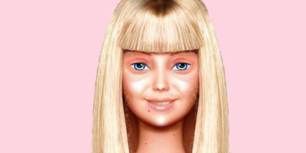 BARBIE UTEN SMINKE: Kunsteren Eddi Aguirre Cendejaz har manipulert Barbie til å se litt mer ut som oss vanlig dødelige.