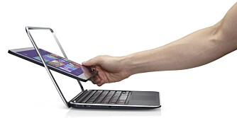 KONVERTIBEL: Dell XPS Duo 12 er et eksempel på en såkalt konvertibel laptop. Dette blir det mer av framover, skal vi tro Intel. KONVERTIBEL: Dell XPS Duo 12 er et eksempel på en såkalt konvertibel laptop. Dette blir det mer av framover, skal vi tro Intel.