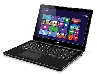 STANDARD: Selv om Intel spår en eksplosjon av konvertible bærbare PC-er, vil den tradisjonelle bærbare PC-en leve videre, med og uten berøringsskjerm. Acer har nettopp lansert Haswell-PC-en, Aspire E1, som kommer for salg nå i juni. STANDARD: Selv om Intel spår en eksplosjon av konvertible bærbare PC-er, vil den tradisjonelle bærbare PC-en leve videre, med og uten berøringsskjerm. Acer har nettopp lansert Haswell-PC-en, Aspire E1, som kommer for salg nå i juni.