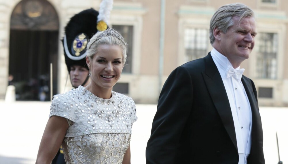 Celina Midelfart valgte kjole fra Jenny Packham i bryllupet til prinsesse Madeleine og Chris.