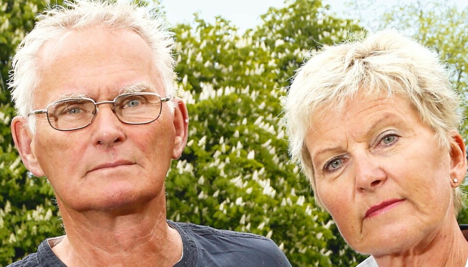 BITTER ERFARING: Gunnar Grimstad og samboeren Tua Sundsten er forbannet etter å ha blitt svindlet av utbyggeren av leiligheten i tyrkiske Belek.