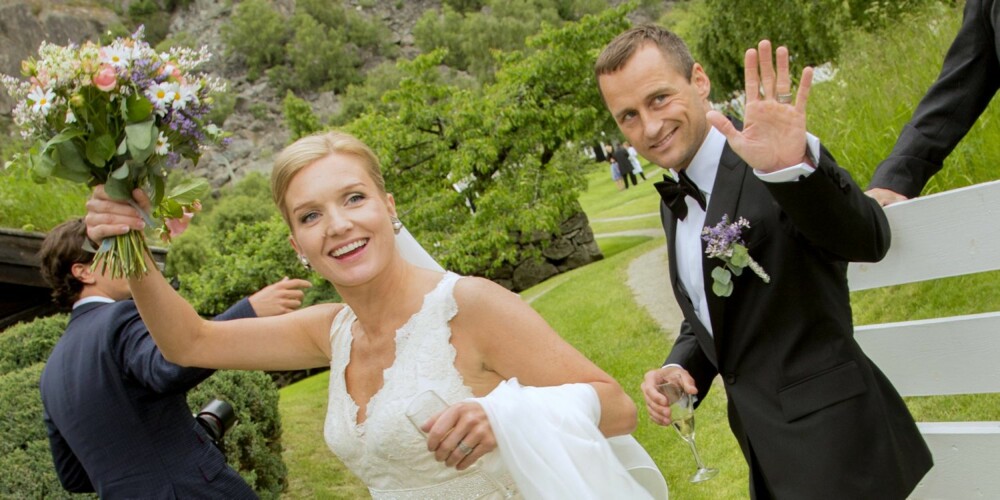 GIFTET SEG I 2012: Daniel Franck giftet seg med Ulrikke i Lærdal, Sogn og Fjordane. (Foto: Morten Bendiksen)