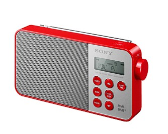 BATTERI: Sony XDR-S40DBP bruker fire AA-batterier til batteridrift.