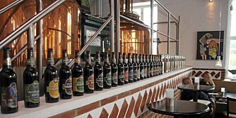 18 ULIKE: Skagen Bryghus lager i alt 18 ulike øl.