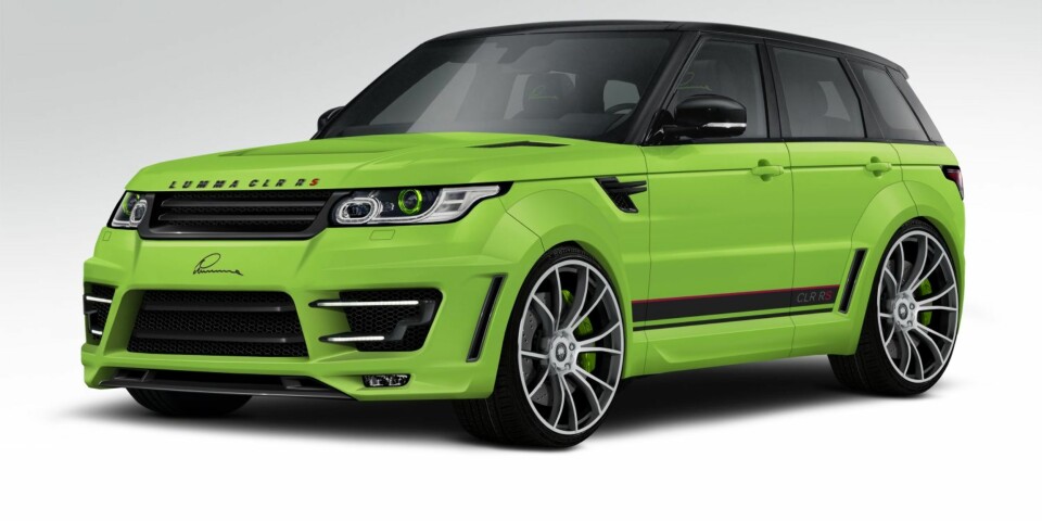 SPORT: CLR RS er navnet på Lummas syn på Range Rover Sport. FOTO: Lumma