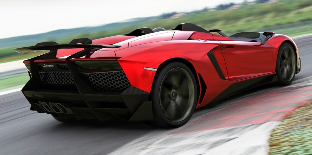 GANSKE ÅPEN: Lamborghini Aventador J. FOTO: Produsent