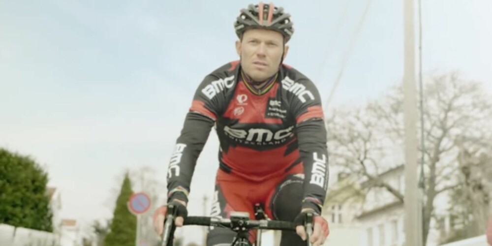 FRONTPERSON: Selveste Thor Hushovd fronter kampanjen Del veien. FOTO: Statens vegvesen