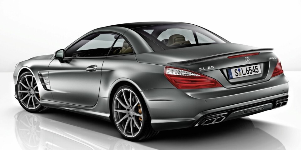 JUBILEUMSMODELL: Mercedes SL 65 AMG ''45th Anniversary''. FOTO: Daimler AG