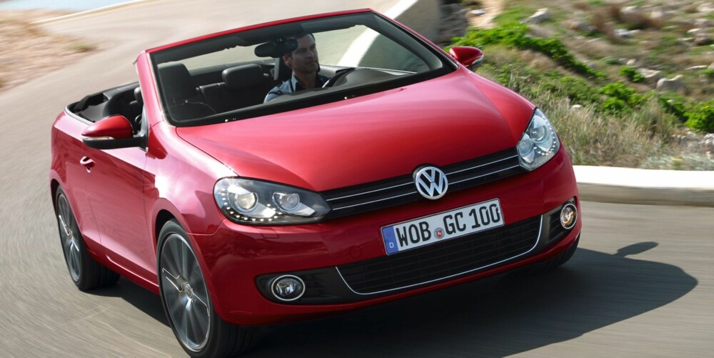 RIVAL: VW Golf kabriolet. FOTO: Volkswagen