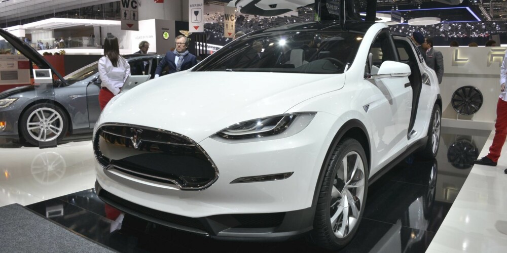 SUV: Model X kommer på markedet i USA neste år. Deretter står Norge for tur. FOTO: Newspress