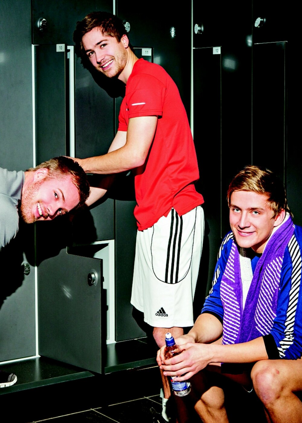 FINT LITE BLOGGING: Joakim, Jonas og Tor-Arne elsker trening, men dropper blogging i garderoben. Eller....?