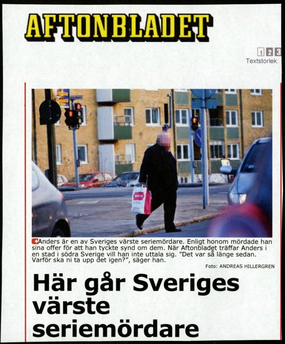 OPPSPORET: Svenske Aftonbladet oppsøkte drapsmannen i 2011.