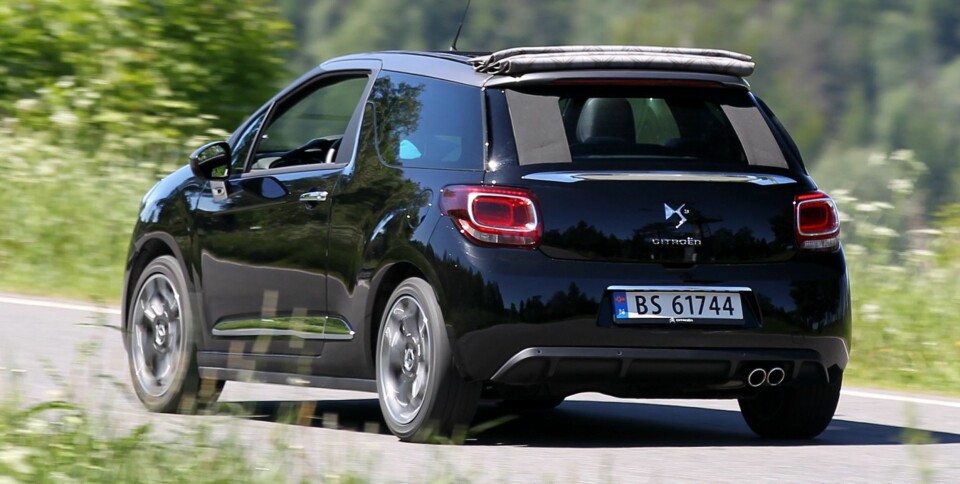 PYNTEBIL: DS er Citroëns navn på de modellene som er pyntet ekstra opp sammenlignet med ''normalutgavene'' (som kalles ''C'' pluss et tall). FOTO: Petter Handeland
