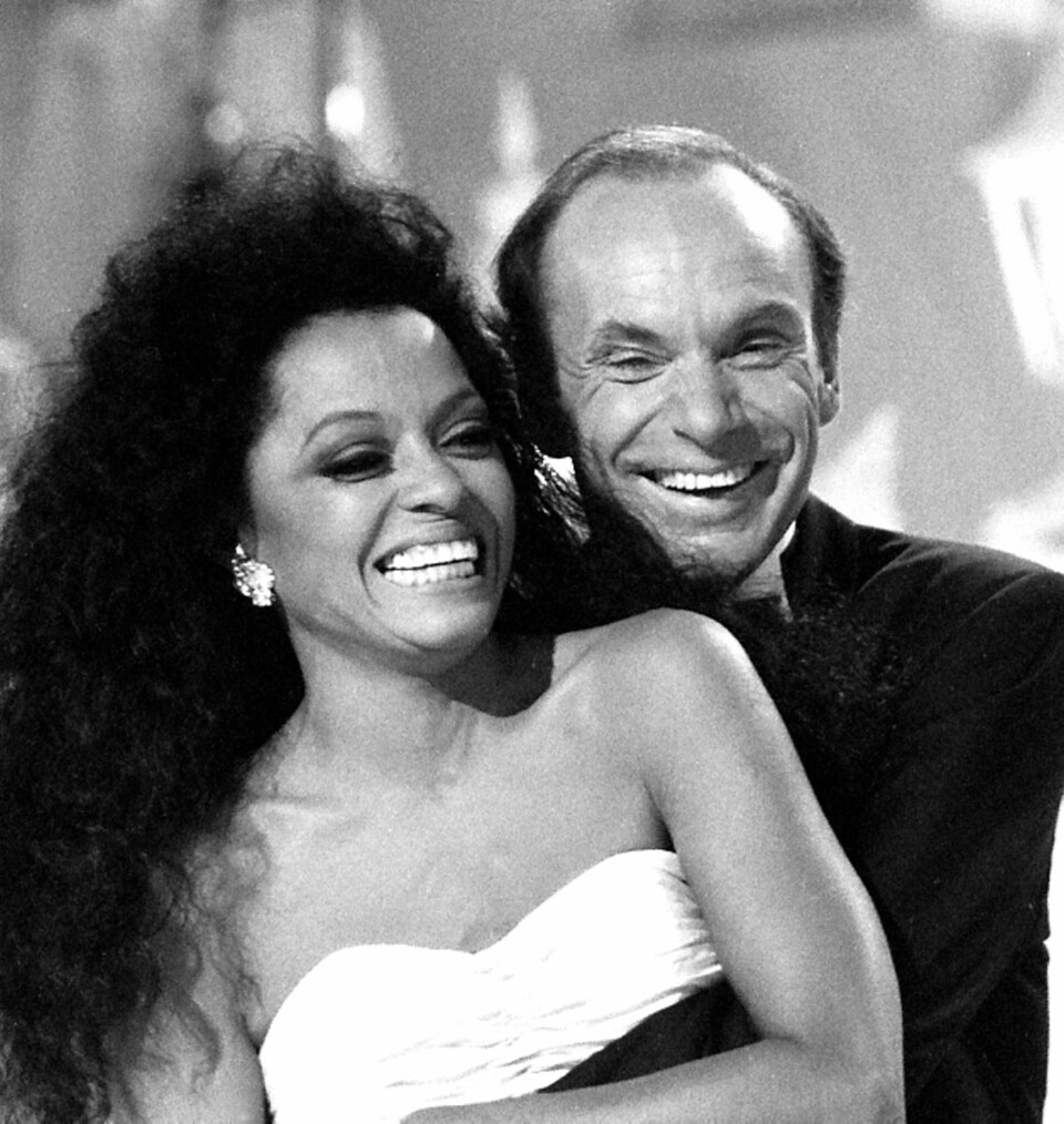 STJERNEPAR: Arne Næss Jr. var gift med Diana Ross i 14 år.