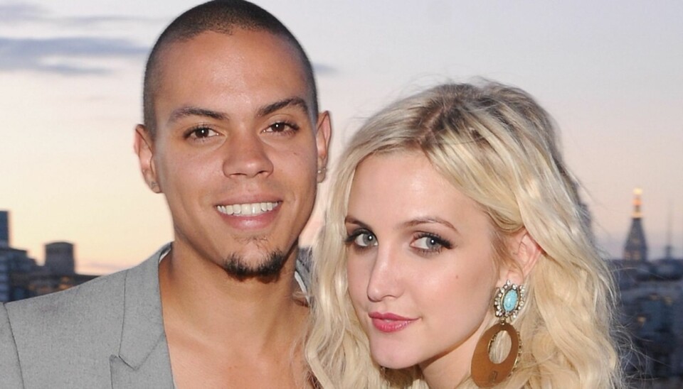 STJERNEPAR: Evan Ross har falt for den 28 år gamle artisten Ashlee Simpson.