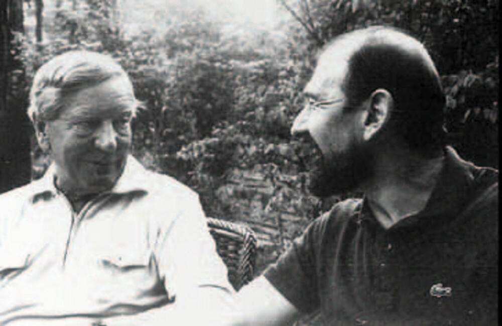 Både Kim Philby (til venstre) og George Blake (til høyre) svek sitt land av ideologiske grunner. Begge slo seg ned i Moskva, men de ble aldri nære venner. Bildet er tatt i 1970.