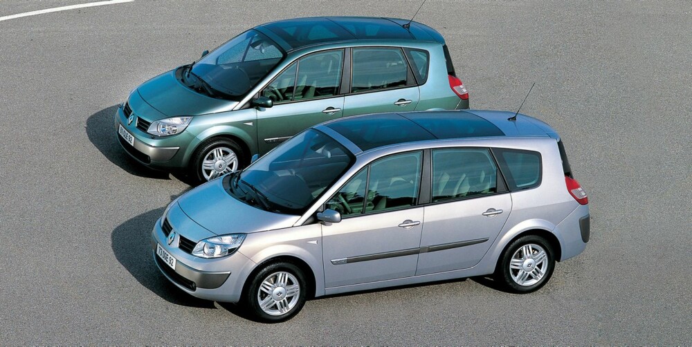 PLASS FOR ALLE: Renault Grand Scenic er en funksjonell sjuseter med gode familiebilkvaliteter. FOTO: Renault