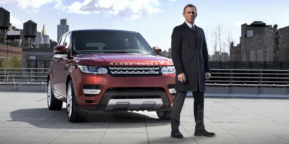 007: Et stk James Bond og et stk Range Rover Sport. FOTO: TopGear