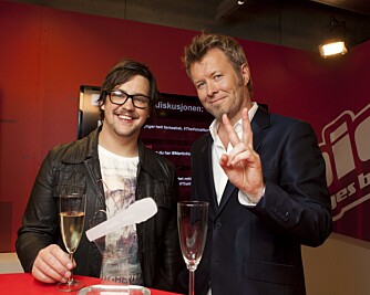 SUKSESS: Martin vant «The Voice» på TV 2. Han hadde A-has Magne Furuholmen som mentor.