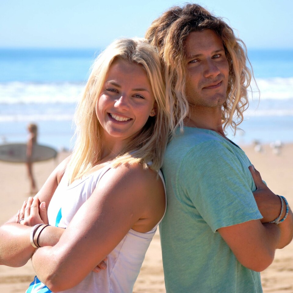 TRENERNE: Programmet er satt sammen av ShapeUps reporter Pia Seeberg, som også er personlig trener hos Evo Fitness, og João Durão, surfeinstruktør og profesjonell surfer.