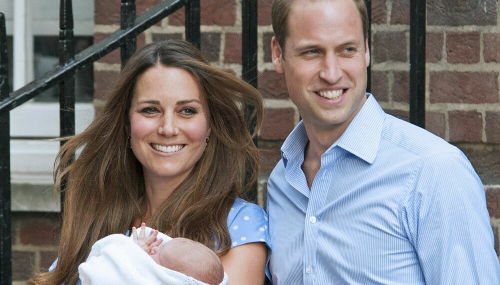 KONGELIG FØDSEL: 22. juli kom endelig det etterlengtede barnet til Kate og William.