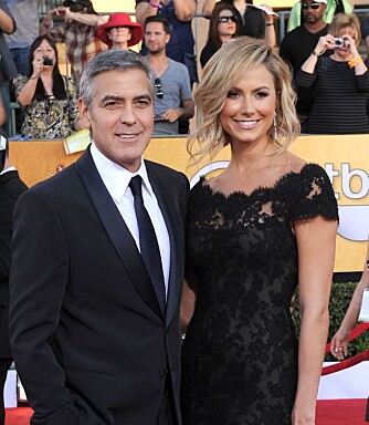 BRUDD: Nylig ble det kjent at George Clooney og Stacy Keibler hadde gått hver til sitt.