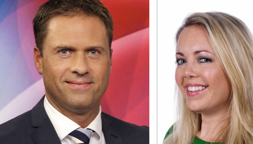 NYTT PAR: NRKs nyhets-anker Tom Nilssen og P4-programleder Victoria Bryde bekrefter overfor Her og Nå at de er kjærester.