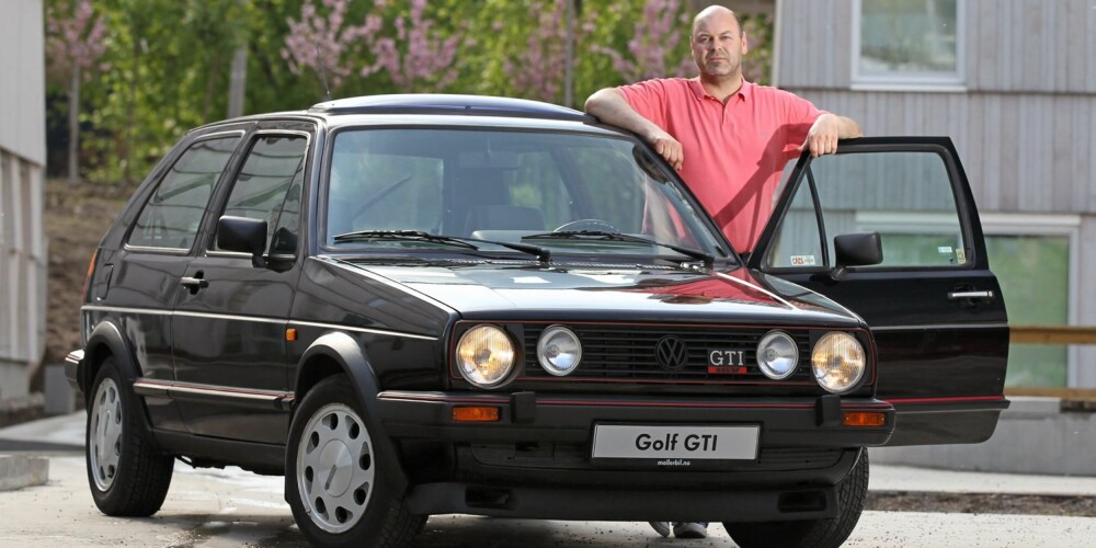 NUMMER 2: Andre generasjon GTI var ikke like livlig som eneren, men VW svarte med en 16V-versjon med 139 hk. Eier: Morten Korsrud. FOTO: Petter Handeland