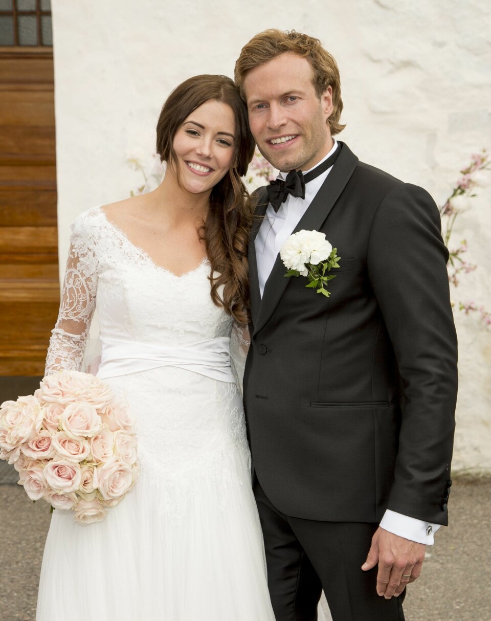 FIN PRESANG: Marion og Andreas ble gift på popstjernens 29-årsdag.