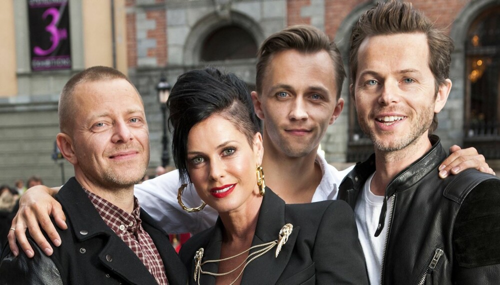 PÅ FEST: Lene Nystrøm og Sondre Lerche koste seg på TV 2-fest i Bergen til langt på natt, mens Tommy Tee og Espen Lind tok siste fly hjem til Oslo.