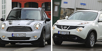 Mini Clubman vs Nissan Juke