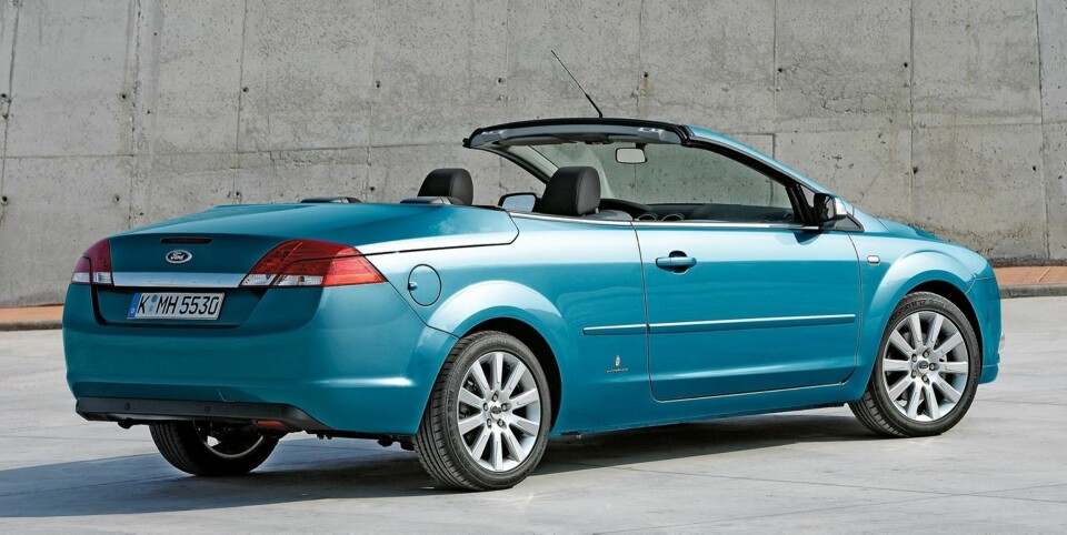 GJENNOMSNITTLIG: Ford Focus CC har mer elektronikkfeil enn snittet, ifølge Dekra. FOTO: Newspress