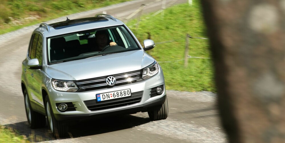 40 000 SPART: Differansen mellom ny og brukt VW Tiguan er på 40 000 kroner. FOTO: Egil Nordlien, HM Foto