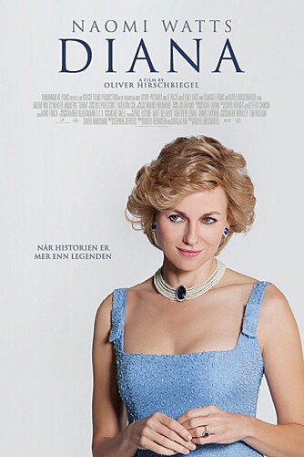 Filmaktuell: Prinsesse Dianas liv blir til film. «Diana» har premiere i høst på norske kinoer.