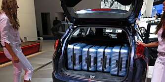 MYE PLASS: God bagasjeplass Honda Civic stasjonsvogn. FOTO: Martin Jansen