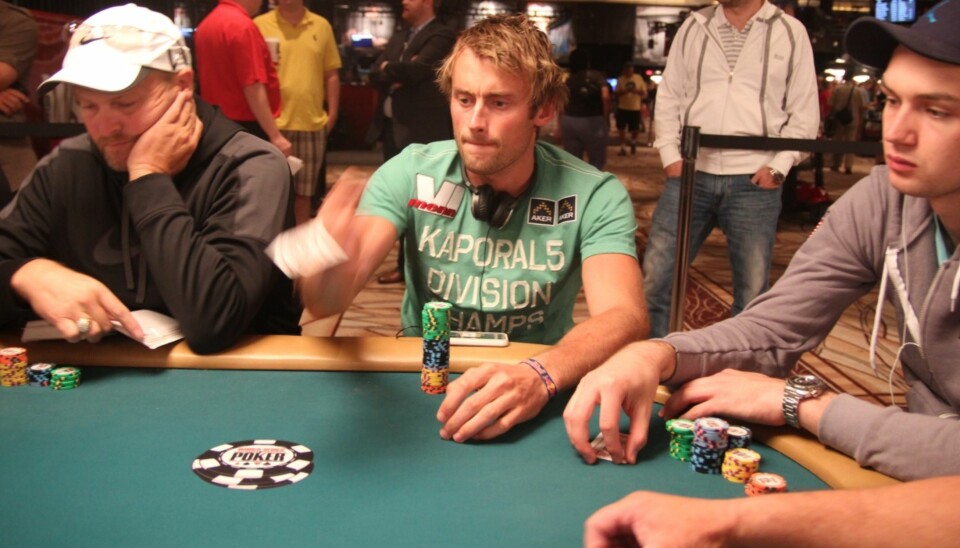 HASTA LA VISTA! ARRIVIDECCI! ADIOS!: WSOP 2012 ble en usedvanlig kortlivet affære for Petter Northug. 2012 har i det store og hele ikke vært Northugs år, verken på ski eller ved filten.