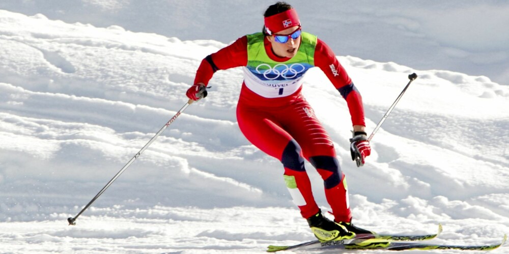 VANCOUVER: Bjørgen vant OL-gull i sprint i Whistler Olympic park under OL i Vancouver.