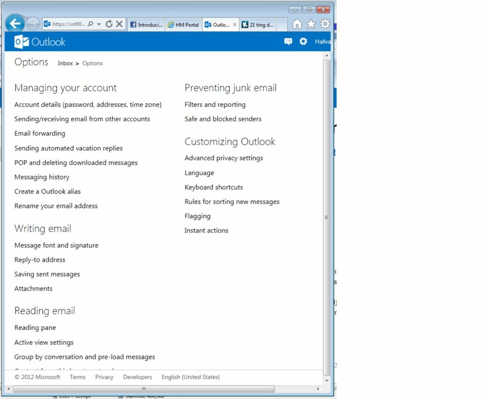 Microsoft oppdaterer innboksen