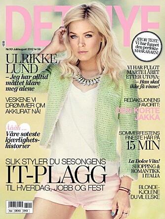 COVERMODELL: Ulrikke Lund som månedens covermodell. Fin, ikke sant?