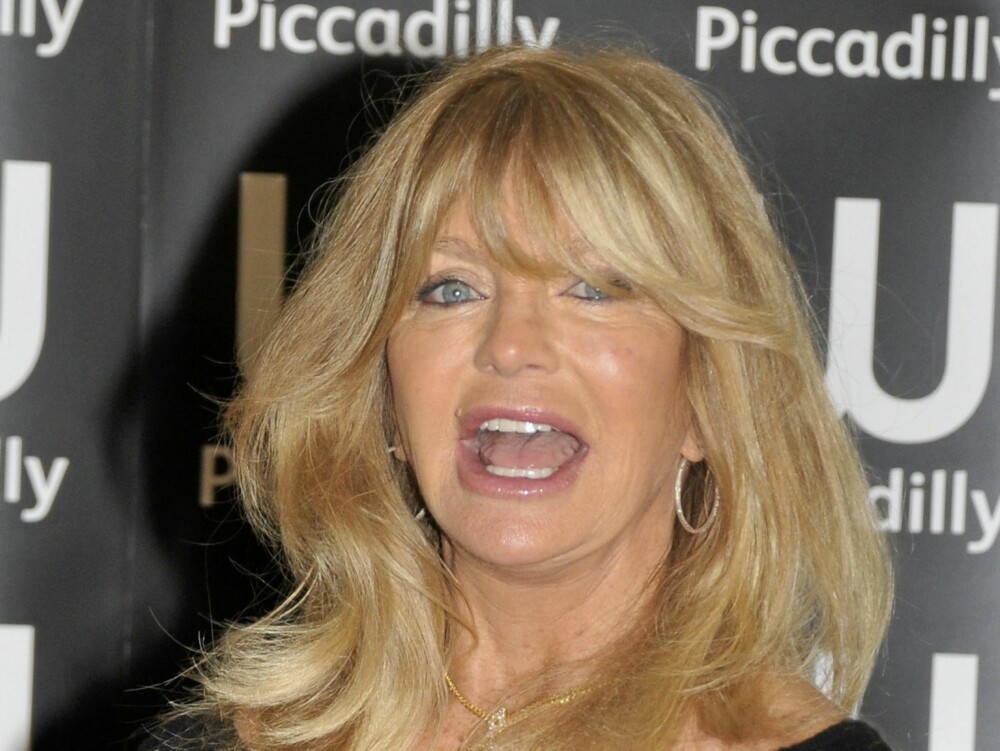 LØSMUNNET: Goldie Hawn røpet datterens hemmelighet.
