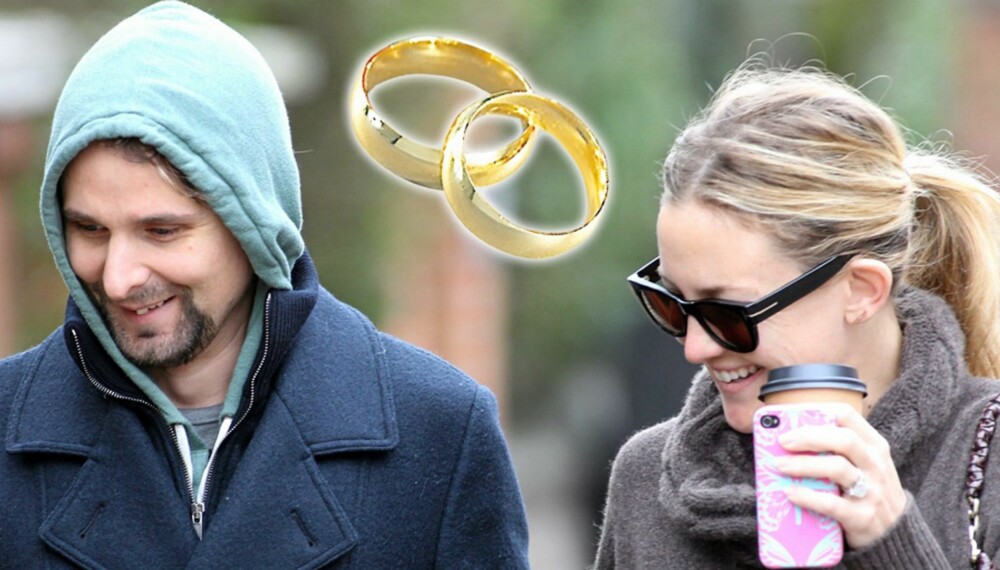 RETTE EKTEFOLK: Kate Hudson og kjæresten Matt Bellamy skal ha giftet seg nylig.