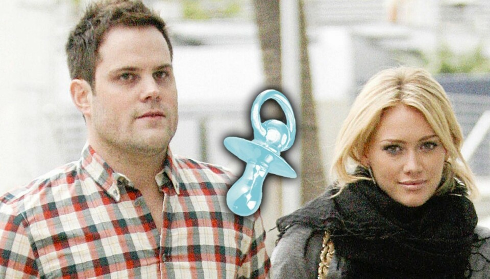 ARVEREKKEN SIKRET: Mike Comrie og Hillary Duff fikk en sønn denne uken - to år etter at de giftet seg.