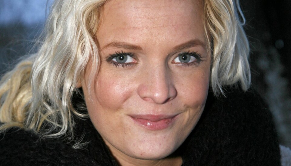 TRE I FAMILIEN: Pia Dailey Christoffersen fra NRK-serien Trekant hadde en svært dramatisk fødsel for tre uker siden.
