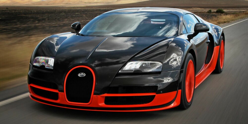 VERDENS RASKESTE: Bugatti Veyron 16.4 Super Sport.