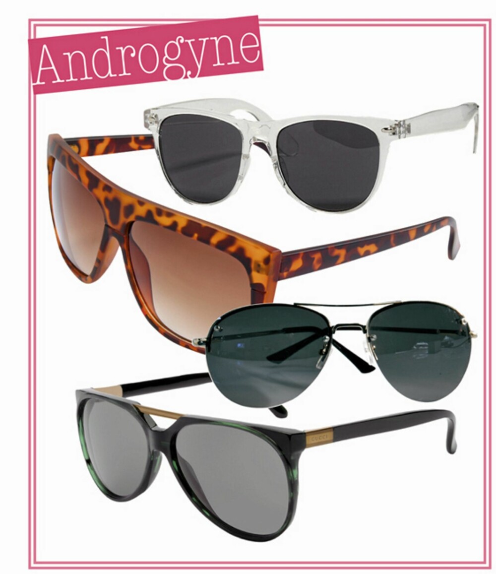 ANDROGYNE SOLBRILLER. ANDROGYNE SOLBRILLER.