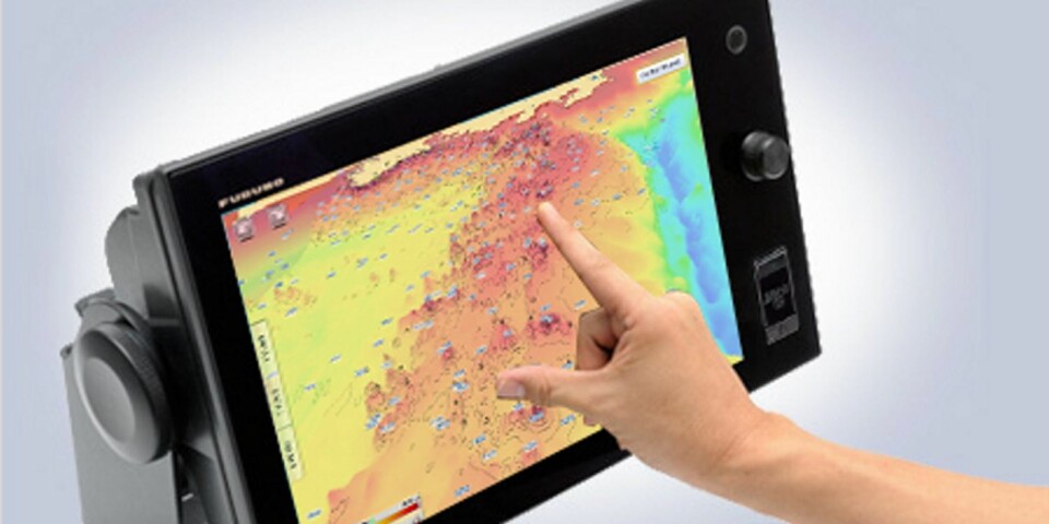 MULTI: Multitouch slik vi kjenner det fra iOS (iPhone, iPad) blir bærebjelken i det nye systemet fra Furuno.